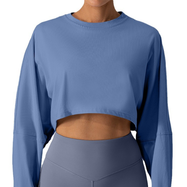 π©· Effortless Chic Round Neck Sweatshirt β Comfy, Stylish & Perfect for Yoga & Running π©·