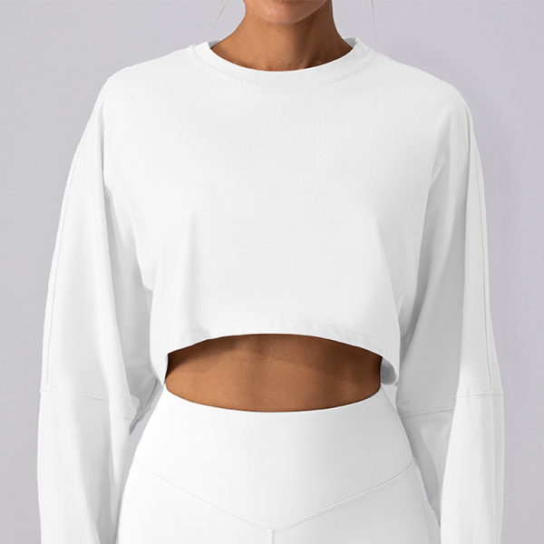 π©· Effortless Chic Round Neck Sweatshirt β Comfy, Stylish & Perfect for Yoga & Running π©·