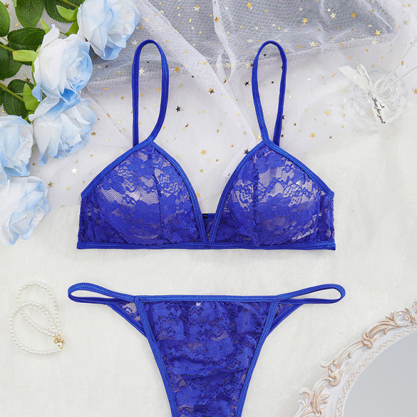 π₯ Sexy Lace Bikini Lingerie Set β Flirty & Trendy Two-Piece π