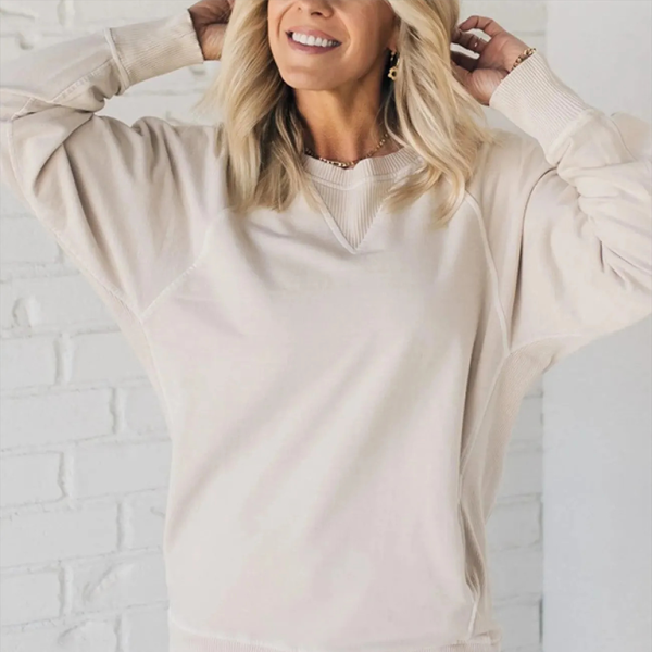 ποΈ Cozy Chic Bat Sleeve Sweatshirt with Pockets β Fall & Winter Must-Have β¨