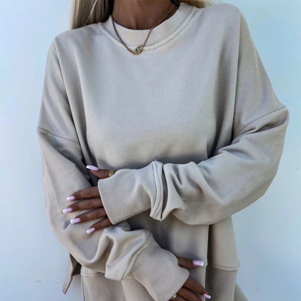 ποΈ Chic & Cozy Two-Piece Set β Stylish Loose Sweater & Trendy Tight Pants β¨