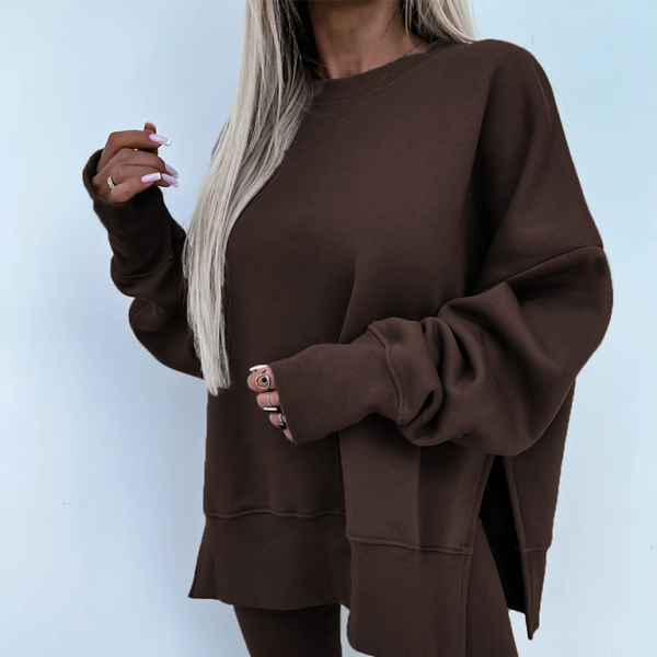 ποΈ Chic & Cozy Two-Piece Set β Stylish Loose Sweater & Trendy Tight Pants β¨