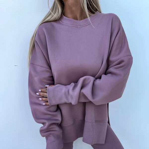 ποΈ Chic & Cozy Two-Piece Set β Stylish Loose Sweater & Trendy Tight Pants β¨