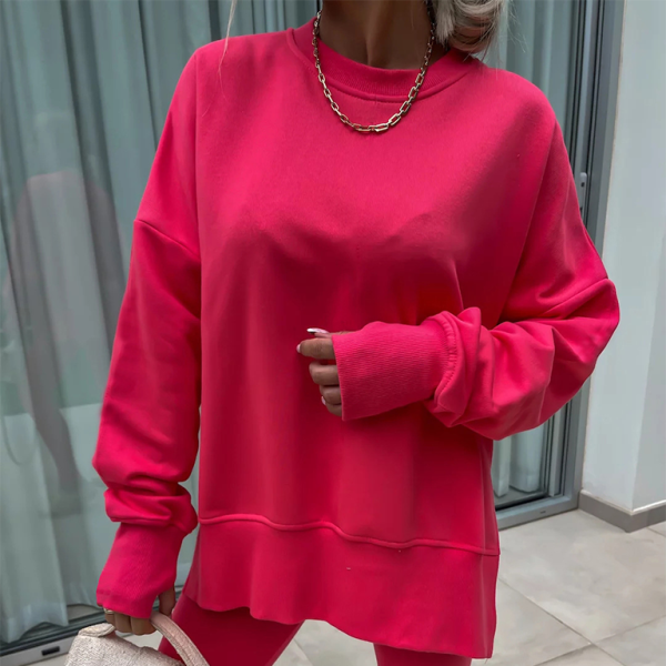 ποΈ Chic & Cozy Two-Piece Set β Stylish Loose Sweater & Trendy Tight Pants β¨