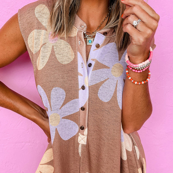 ✨ Chic Floral Wide-Leg Jumpsuit with Pockets – Effortless Style & Comfort ✨