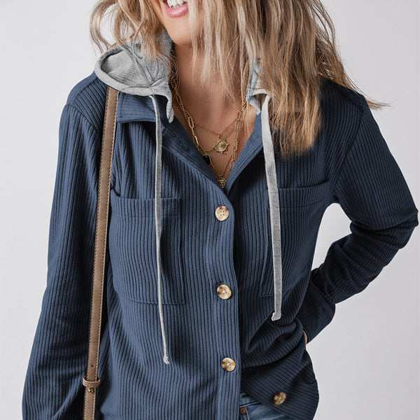 π§₯ Cozy Chic Buttoned Cardigan Shirt Jacket for Women β Fall & Winter Must-Have π€