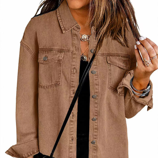 π€ New Washed Denim Shirt Jacket β Casual Chic Must-Have for Effortless Street Style π