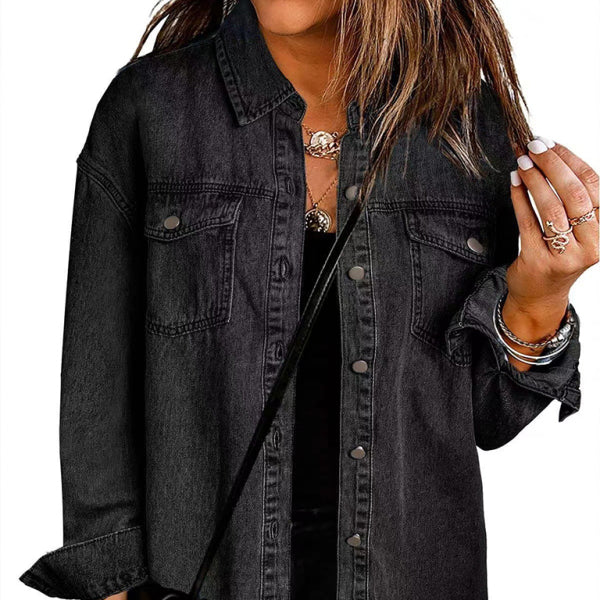 π€ New Washed Denim Shirt Jacket β Casual Chic Must-Have for Effortless Street Style π