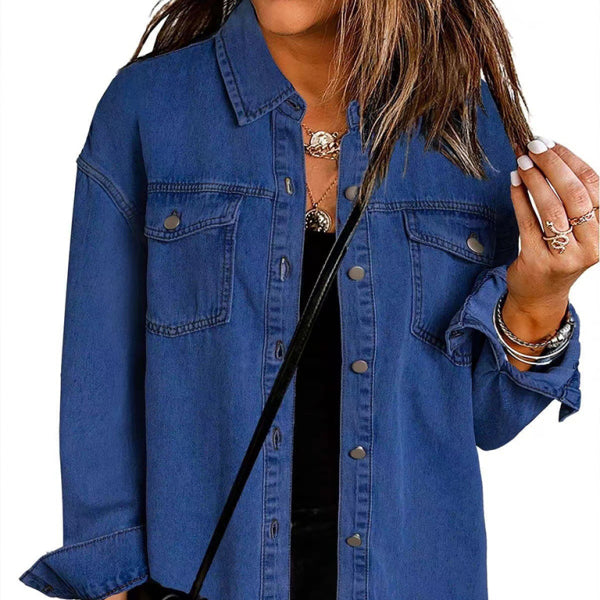 π€ New Washed Denim Shirt Jacket β Casual Chic Must-Have for Effortless Street Style π