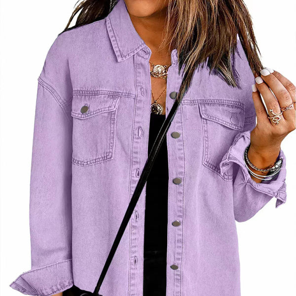 π€ New Washed Denim Shirt Jacket β Casual Chic Must-Have for Effortless Street Style π