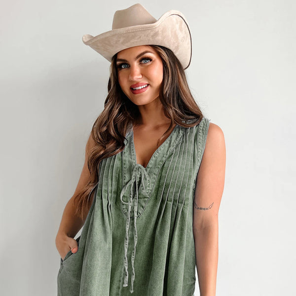 π€ Trendy Denim Jumpsuit β Sleeveless, Stylish & Comfy for Any Season π€