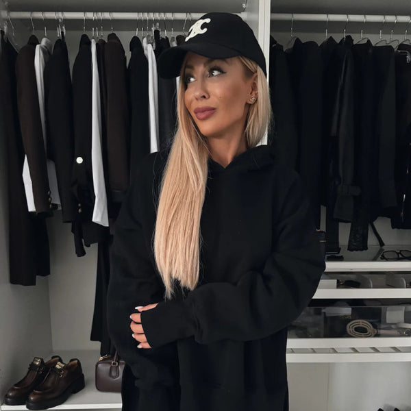 π₯ Cozy & Chic Women's Hooded Sweatshirt Set β Perfect for Fall & Winter Loungewear βοΈ