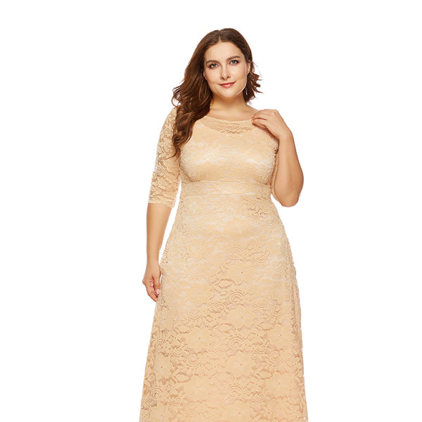π€ Elegant Plus Size Lace Dress β Chic & Flattering for Any Occasion π€