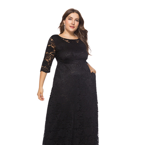 π€ Elegant Plus Size Lace Dress β Chic & Flattering for Any Occasion π€