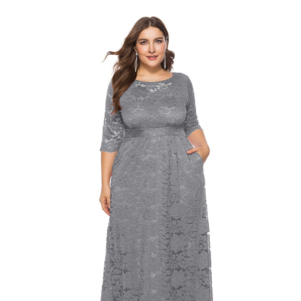 π€ Elegant Plus Size Lace Dress β Chic & Flattering for Any Occasion π€