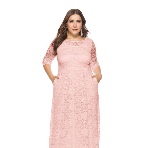 π€ Elegant Plus Size Lace Dress β Chic & Flattering for Any Occasion π€