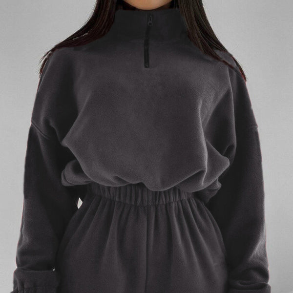 ποΈ Chic & Cozy Zip-Up Sweatshirt Two-Piece Set β Perfect for Fall & Winter βοΈ