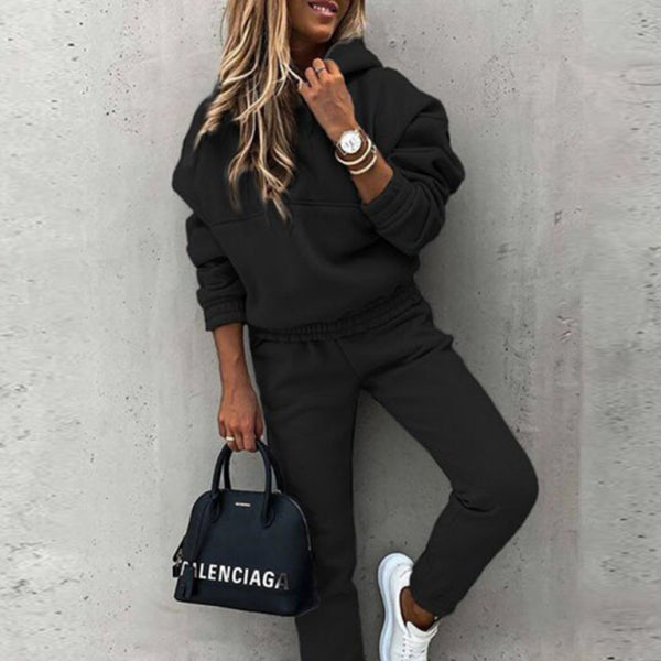 π₯ Cozy & Chic Two-Piece Sweatshirt Set β Trendy Loungewear for Fall & Winter β¨