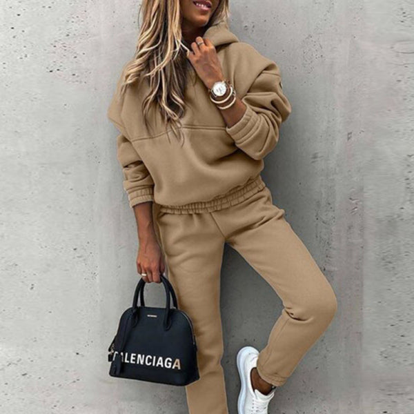 π₯ Cozy & Chic Two-Piece Sweatshirt Set β Trendy Loungewear for Fall & Winter β¨