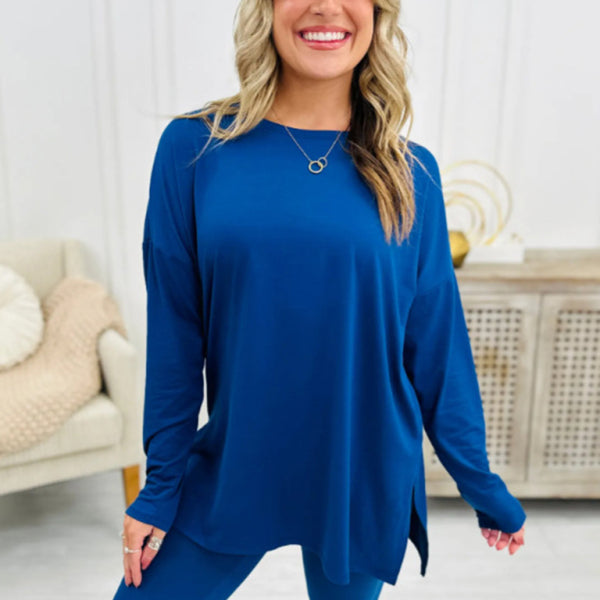 ✨ Cozy & Chic Two-Piece Lounge Set – Soft Cotton Blend, Perfect for Fall & Winter ✨