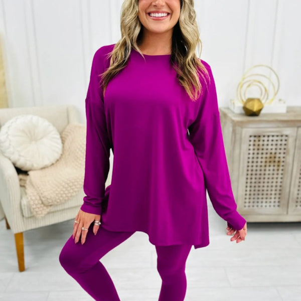 ✨ Cozy & Chic Two-Piece Lounge Set – Soft Cotton Blend, Perfect for Fall & Winter ✨