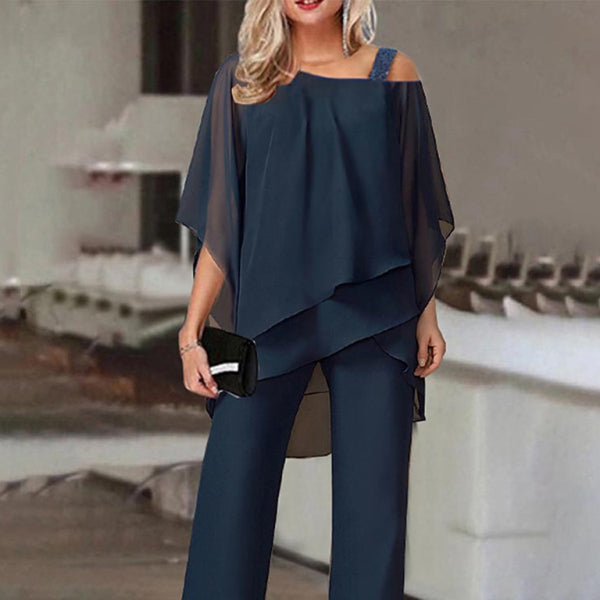 β¨ Chic Bat Sleeve Jumpsuit Two-Piece Set β Trendy & Stylish Outfit β¨