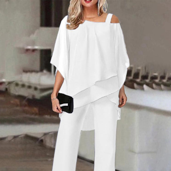 β¨ Chic Bat Sleeve Jumpsuit Two-Piece Set β Trendy & Stylish Outfit β¨