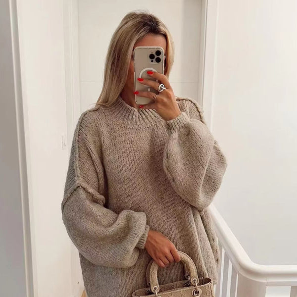 π§‘ Cozy Chic Knitted Sweater Loose Fit Soft Pullover for Fall & Winter β¨