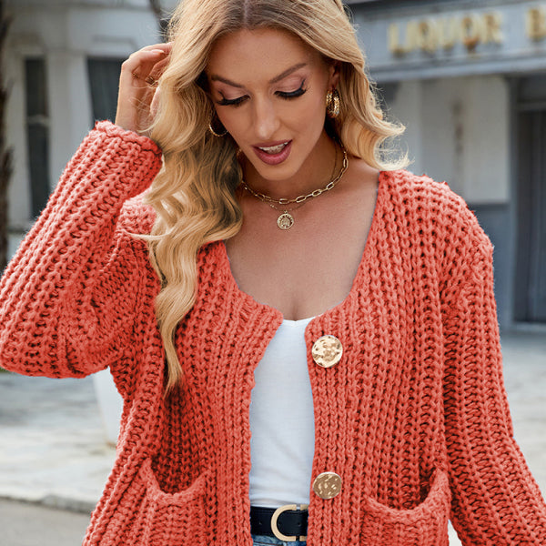 π§₯ Cozy Knit Cardigan Sweater Soft Chunky Oversized Fall Jacket Trendy & Stylish π§₯
