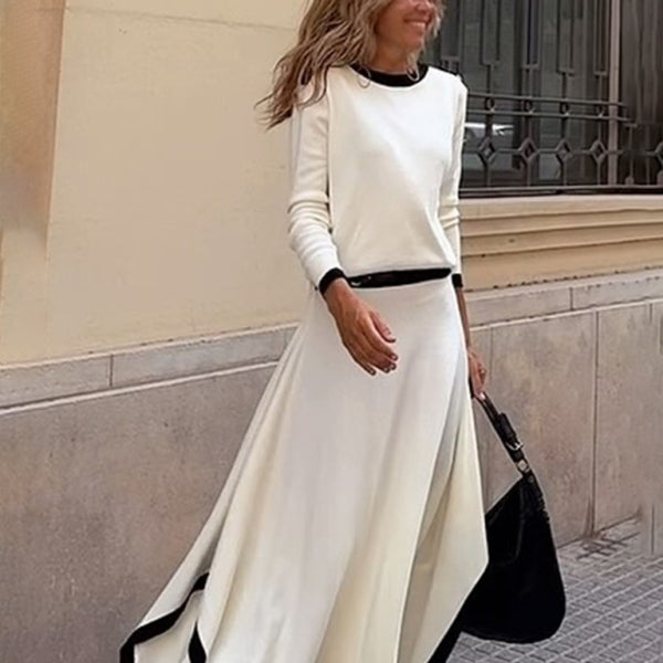 ✨ Chic Long-Sleeve Skirt Set – Trendy Two-Piece Outfit for Any Season ✨