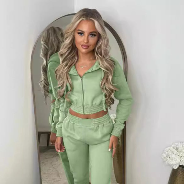 π©· Cozy Plush Hoodie Set β Trendy Two-Piece Loungewear for Fall & Winter π©·