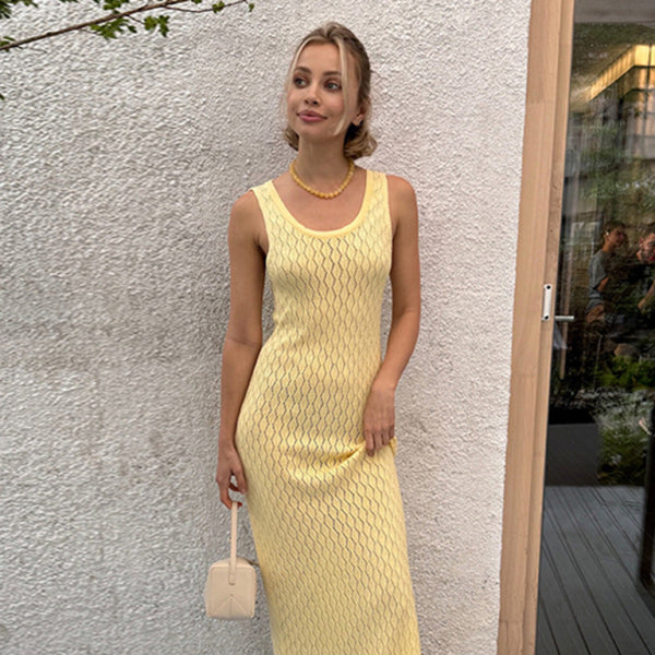 🌴 Beach Babe Knit Cover-Up Dress Sexy Vacation Outfit ☀️