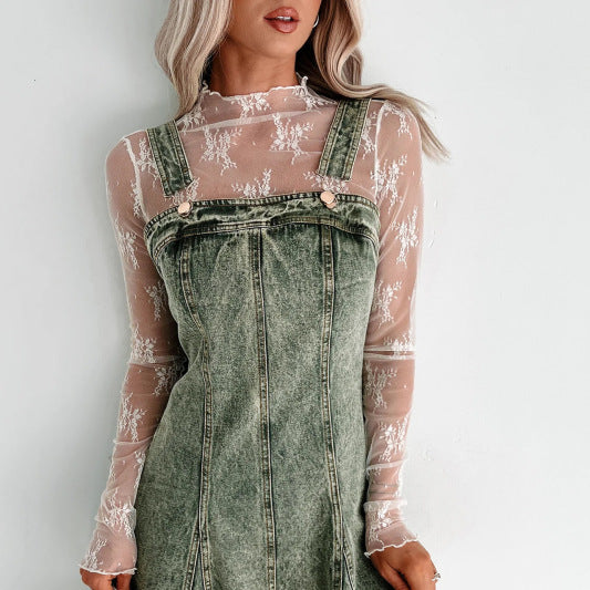 ✨ Trendy Denim Camisole Dress – Chic Streetwear for Every Season ✨