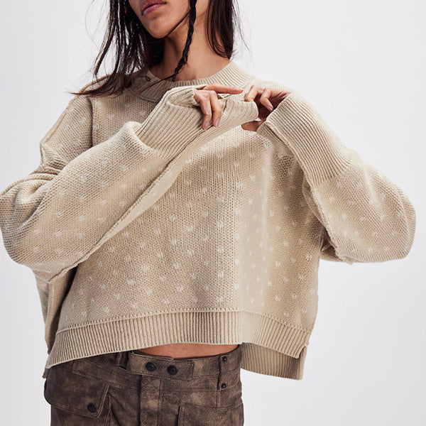 π¦ Cozy Butterfly Knit Sweater Round Neck Loose Fit Pullover β Chic & Comfy Must-Have π¦