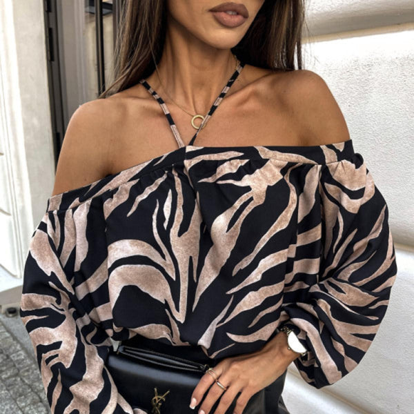 π€ Chic Halter Neck Long Sleeve Top - Trendy & Stylish Must-Have π€