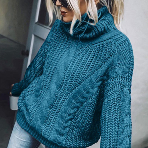 π§‘ Cozy Chic Turtleneck Knitted Sweater for Women β Soft & Stylish Fall Winter Essential π€