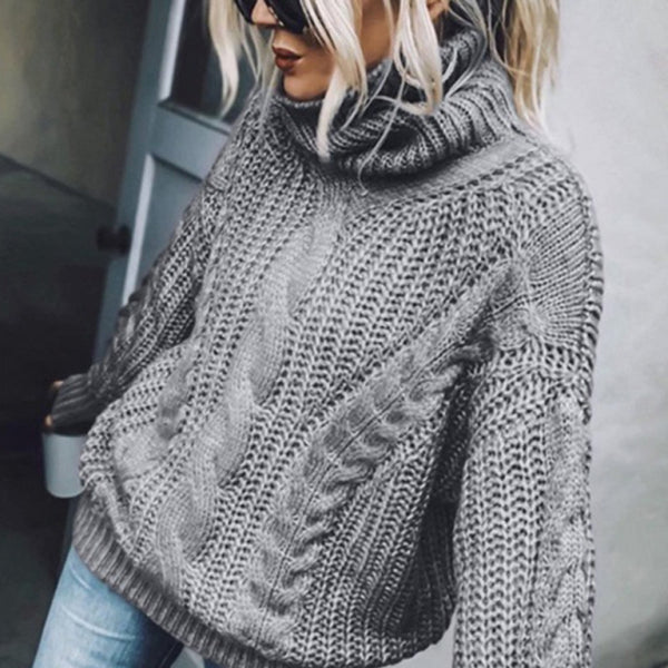 π§‘ Cozy Chic Turtleneck Knitted Sweater for Women β Soft & Stylish Fall Winter Essential π€
