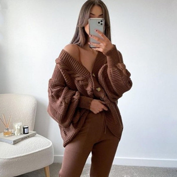 β¨ Cozy Chic 2-Piece Sweater Set β Trendy Knitted Lounge Outfit for Fall & Winter β¨