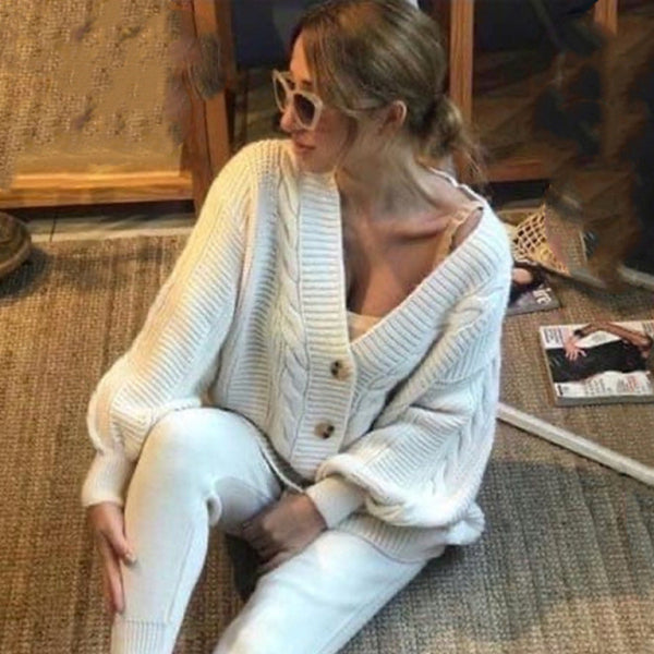 β¨ Cozy Chic 2-Piece Sweater Set β Trendy Knitted Lounge Outfit for Fall & Winter β¨