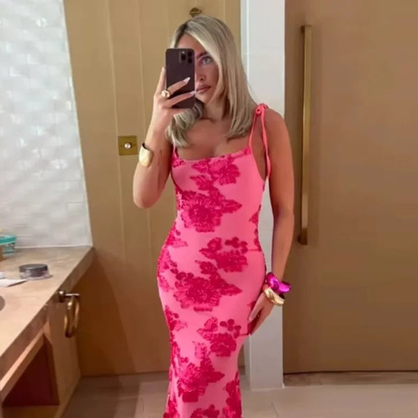 ✨ Elegant Embroidered Suspender Dress – Romantic Holiday Must-Have ✨