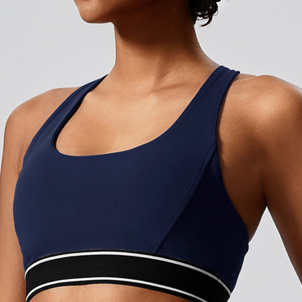 SculptFit Elastic Yoga Vest with Built-In Chest Support