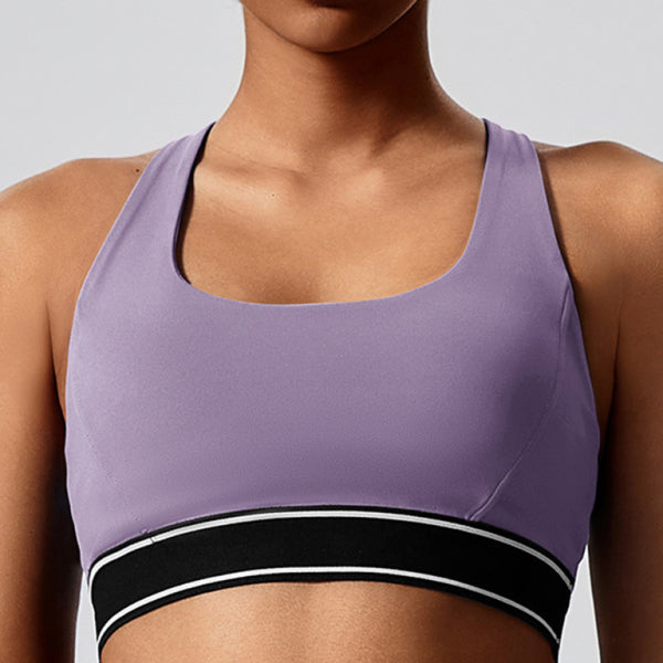 SculptFit Elastic Yoga Vest with Built-In Chest Support