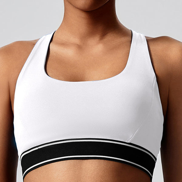 SculptFit Elastic Yoga Vest with Built-In Chest Support