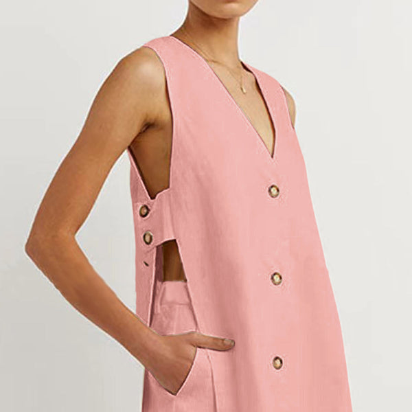 β¨ Chic & Comfy Sleeveless Shorts Set β Perfect for Summer Vibes βοΈπ