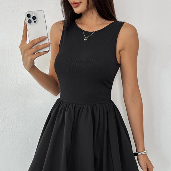 β¨ Sleeveless Floral Mini Dress Vest β Chic & Flirty Spring Style πΈ