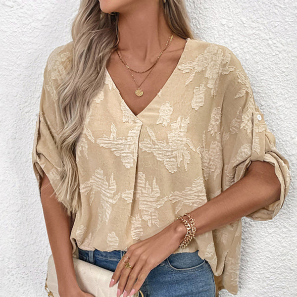 ✨ Chic Batwing Sleeve Pullover Shirt – Stylish & Comfy for Everyday Wear ✨