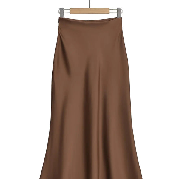 Flowy High Waist Maxi Skirt – Chic & Comfy for Spring Summer