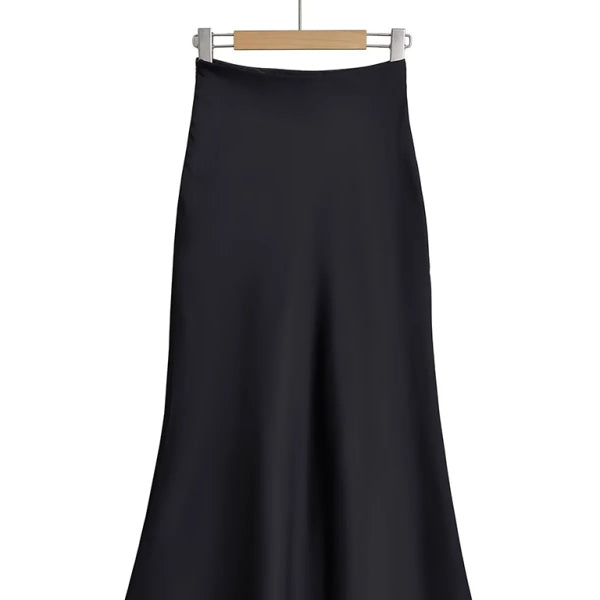 Flowy High Waist Maxi Skirt – Chic & Comfy for Spring Summer