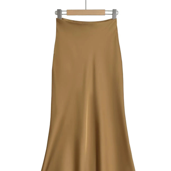 Flowy High Waist Maxi Skirt – Chic & Comfy for Spring Summer