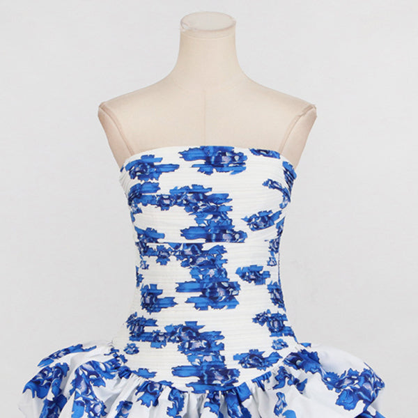 β¨ Chic & Flirty: Tube Top High Waist Pleated Tutu Dress β¨